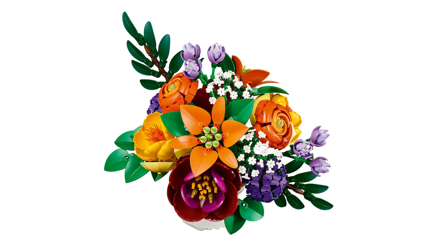 مجموعة ليغو لتنسيق الزهور ١٠٣٤٥ النباتية