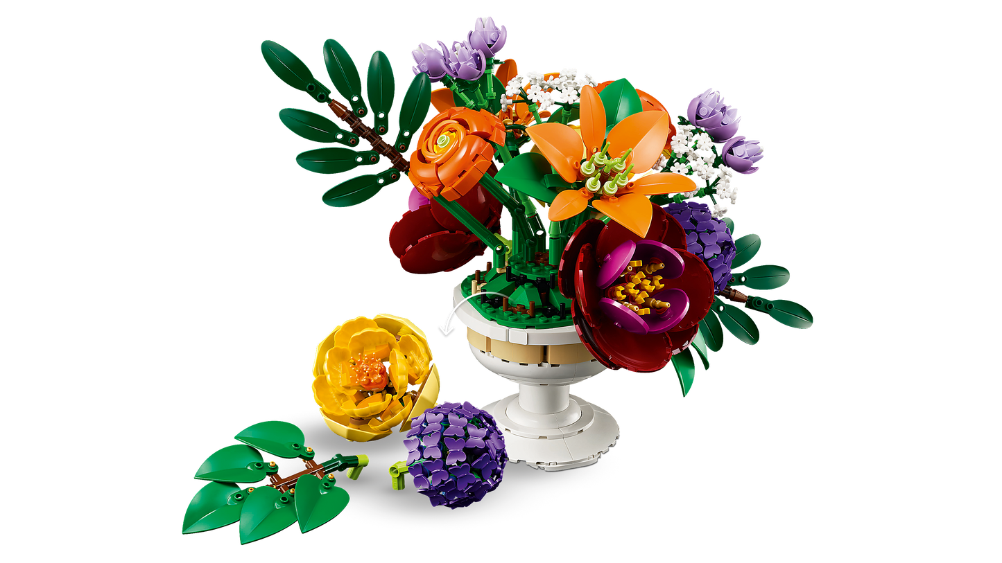 مجموعة ليغو لتنسيق الزهور ١٠٣٤٥ النباتية