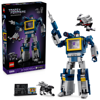 LEGO Transformers: Soundwave 10358 Icons