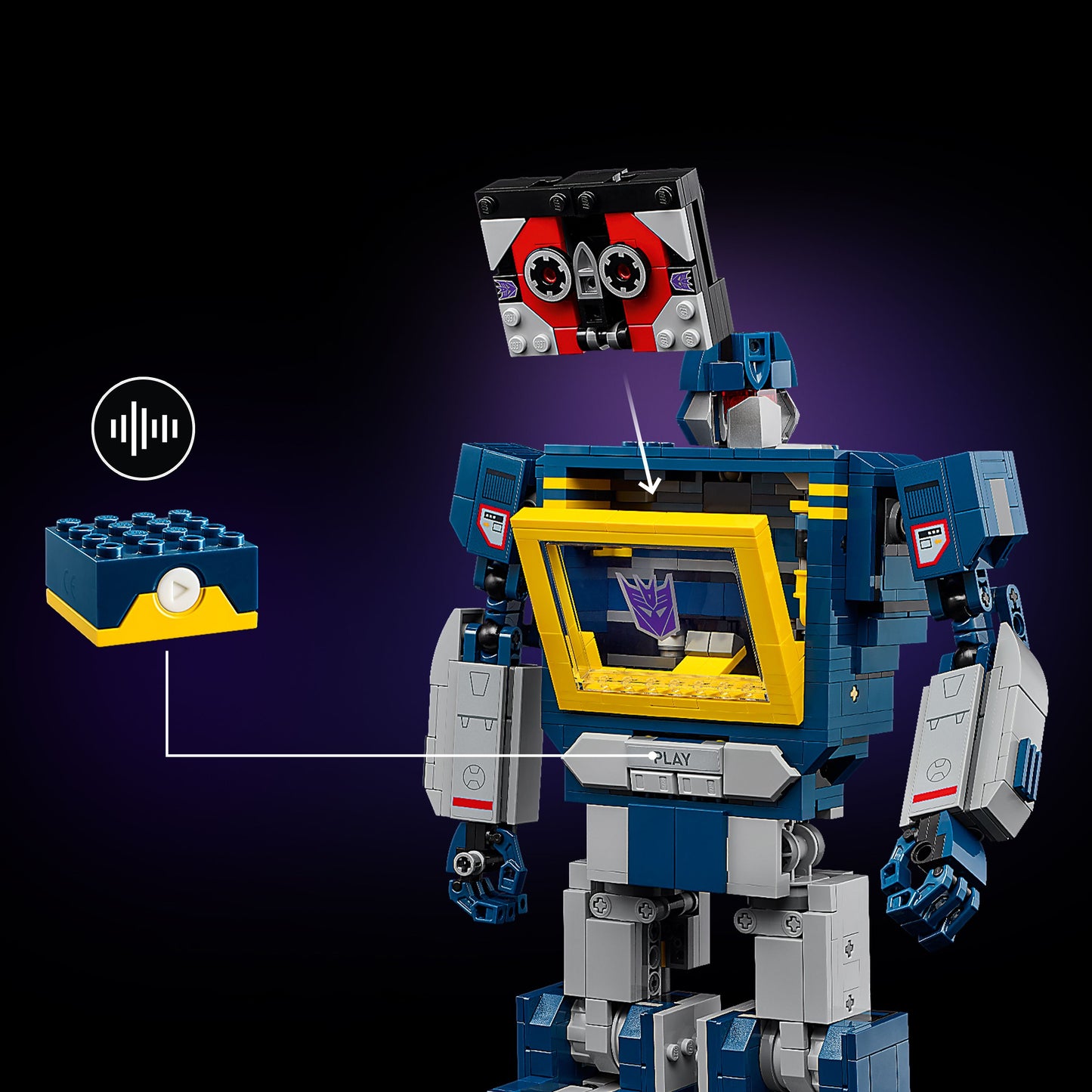 LEGO Transformers: Soundwave 10358 Icons