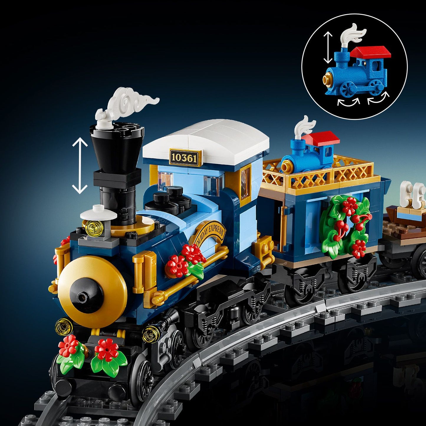 LEGO Winter Express Train 10361 Icons