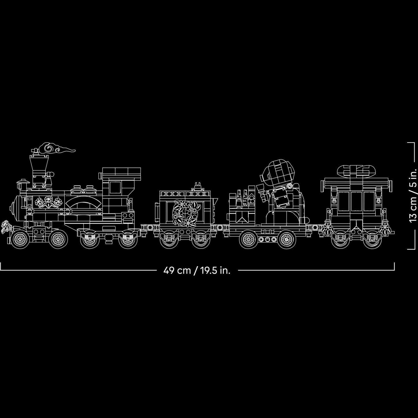 LEGO Winter Express Train 10361 Icons