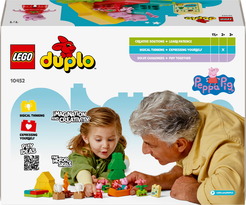 التقى LEGO Kampeertrip مع Peppa Pig 10452 Peppa Pig