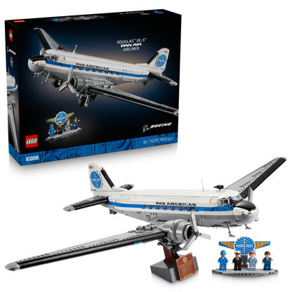 LEGO طائرة دوغلاس دي سي-3 التجارية 11378 أيقونات