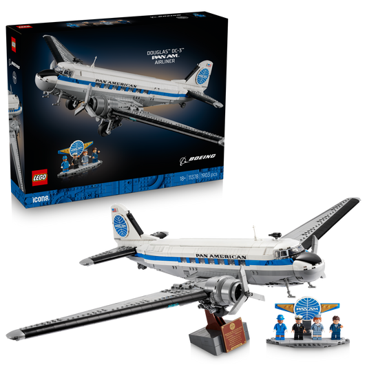 LEGO Douglas DC-3 Commercial Aircraft 11378 Icons