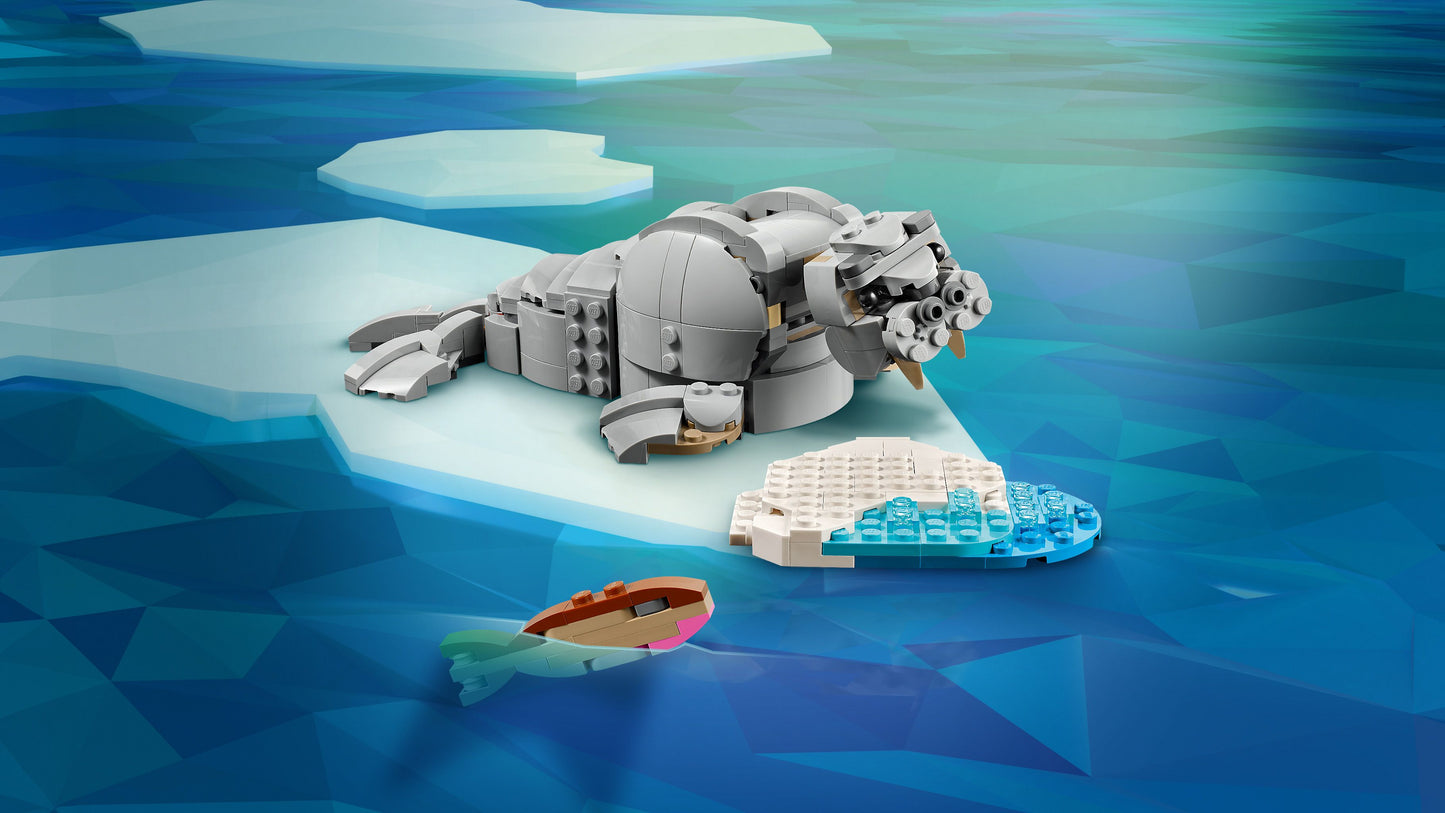 ليغو حيوانات برية: وحيد القرن القوي مع الطيور 31171 كريتور