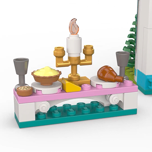 ليجو هيت ديزني كاستيل فان اسيبستر وحقيبة برنس 43206 ديزني