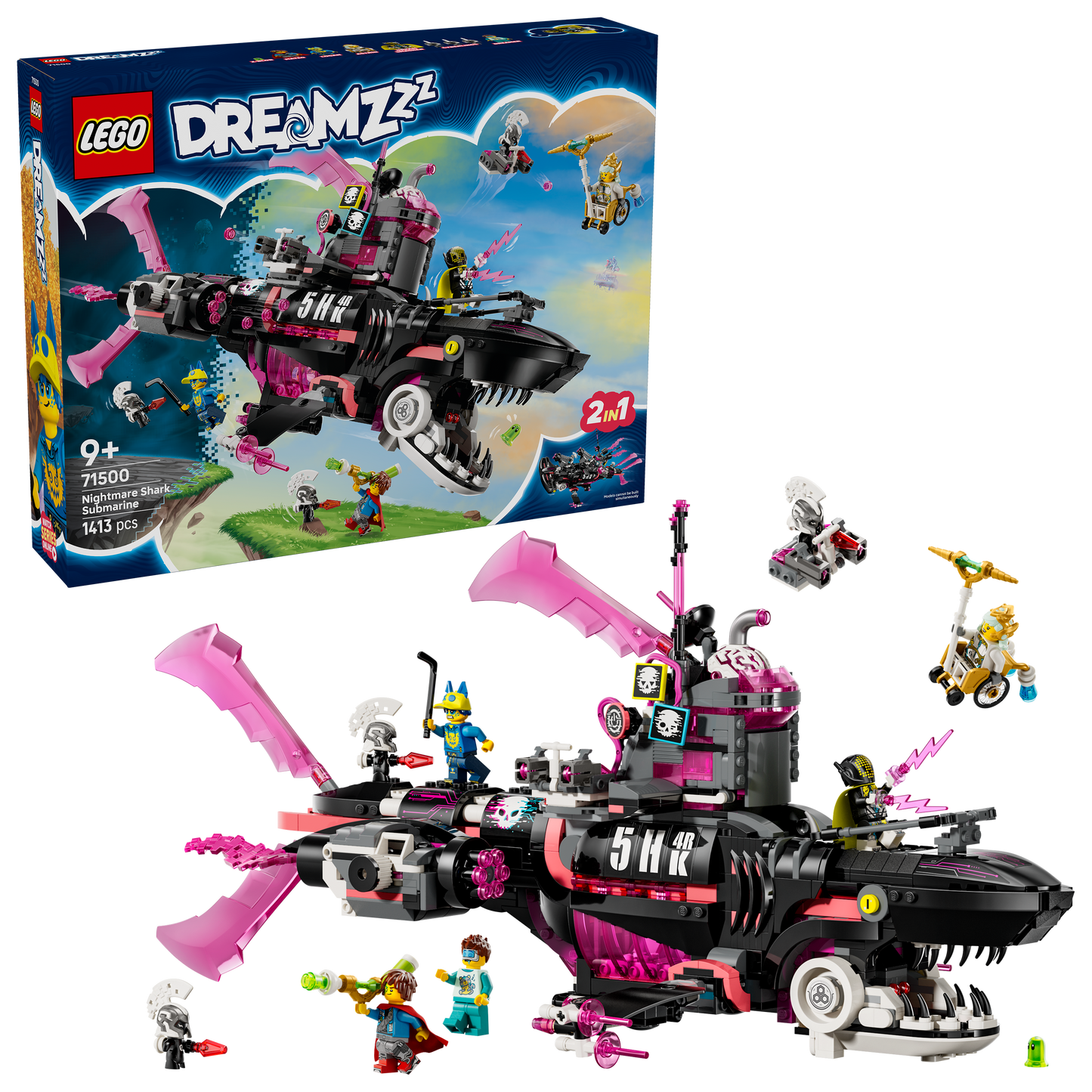 LEGO Nachtmerrie haaienonderzeeër 71500 Dreamzzz