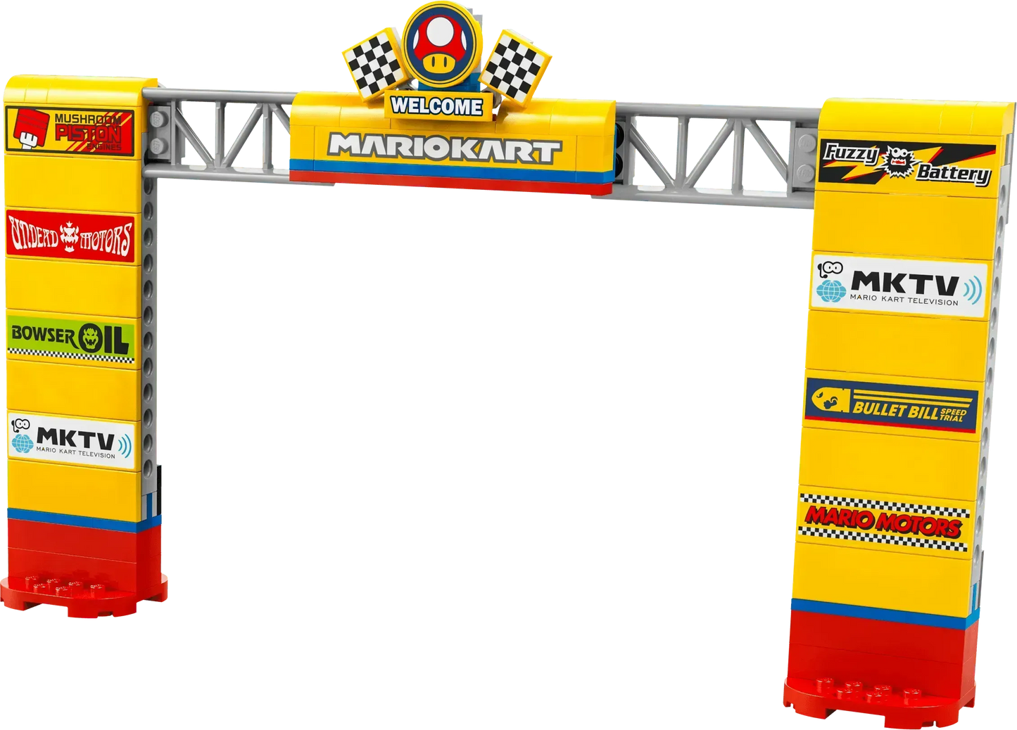 ليجو ماريو كارت - مجموعة بيبي بيتش آند جراند بريكس 72036 سوبر ماريو