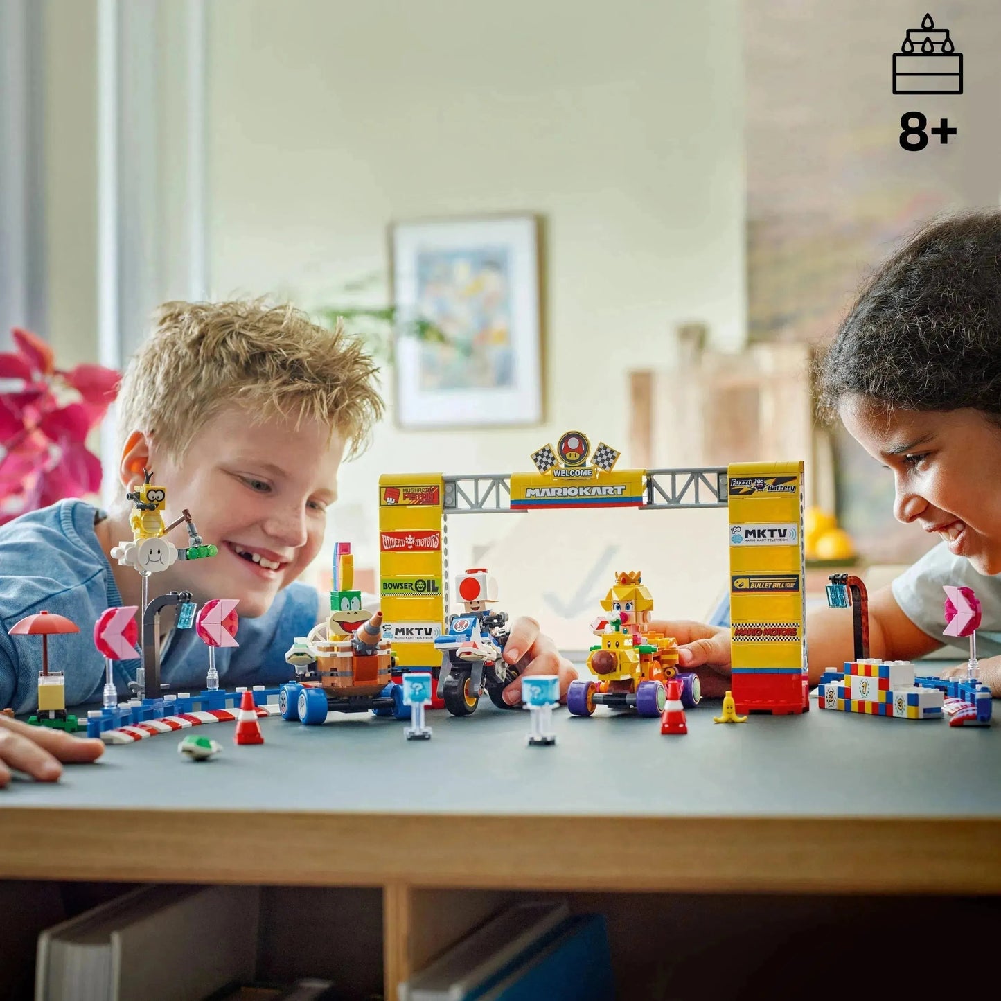 ليجو ماريو كارت - مجموعة بيبي بيتش آند جراند بريكس 72036 سوبر ماريو