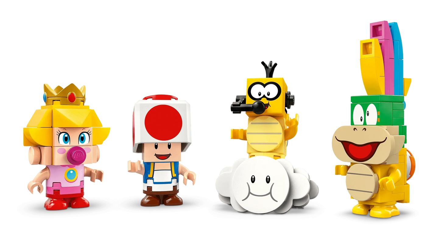 ليجو ماريو كارت - مجموعة بيبي بيتش آند جراند بريكس 72036 سوبر ماريو