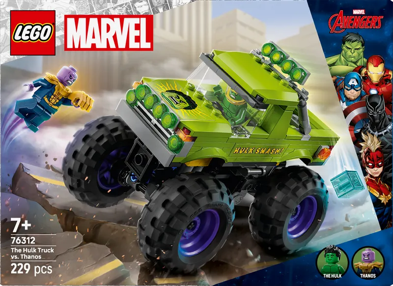 LEGO De Hulk Truck vs. Thanos 76312 Superheroes