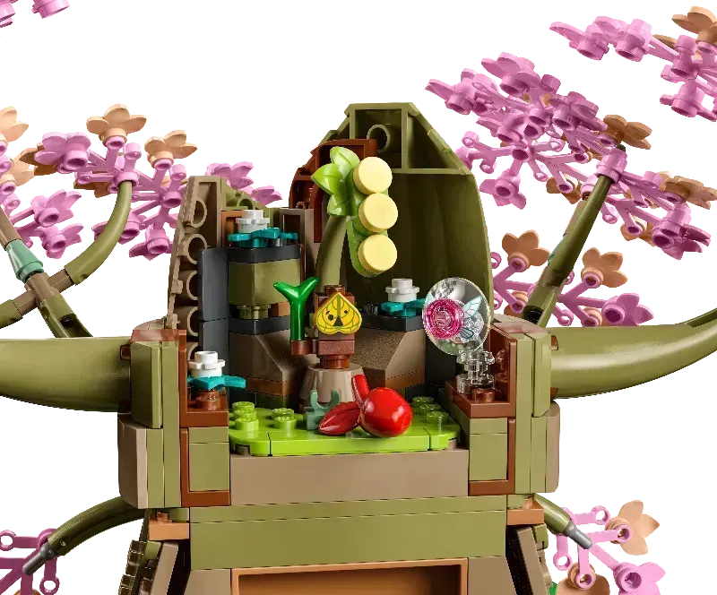 LEGO 77092 Zelda &amp; Great Deku Tree 2-in-1

Dive into the world of Hyrule with the LEGO® 77092 Zelda: The Great Deku Tree 2-in-1!

This unique set is a must-have for fans of The Legend of Zelda™. Build the iconic Great Deku Tree, home of the wise Great Deku Tree. Marvel at the details, such as the leafy crown, friendly face and secret Kokiri village in the trunk.