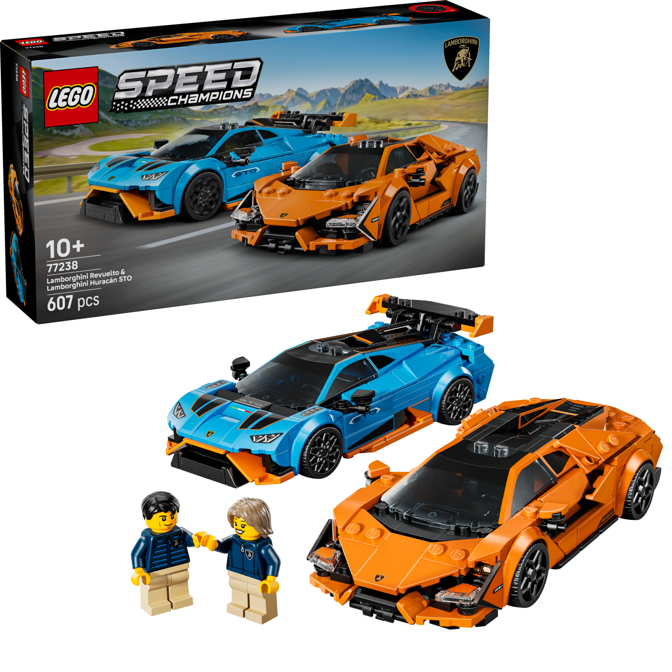 LEGO Lamborghini Revuelto & Lamborghini Huracán STO 77238 Speedchampions