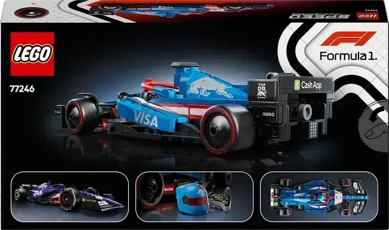 LEGO 77246 Visa Cash App RB, Een blikvanger voor elke Formule 1 verzameling