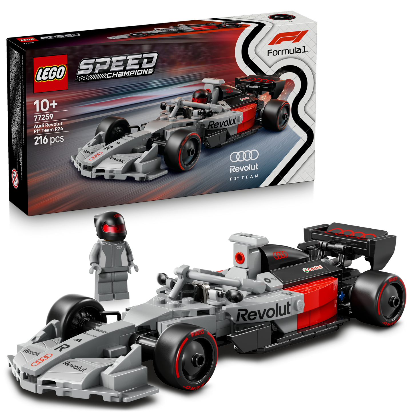 LEGO Audi Revolut F Race Car 77259 Speedchampions