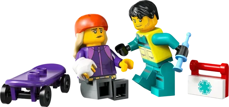 سيارة إسعاف ليجو مع برودرز 60451 سيتي