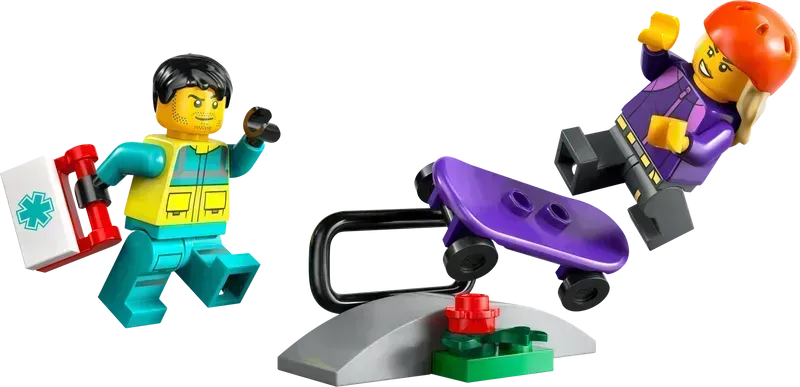 سيارة إسعاف ليجو مع برودرز 60451 سيتي