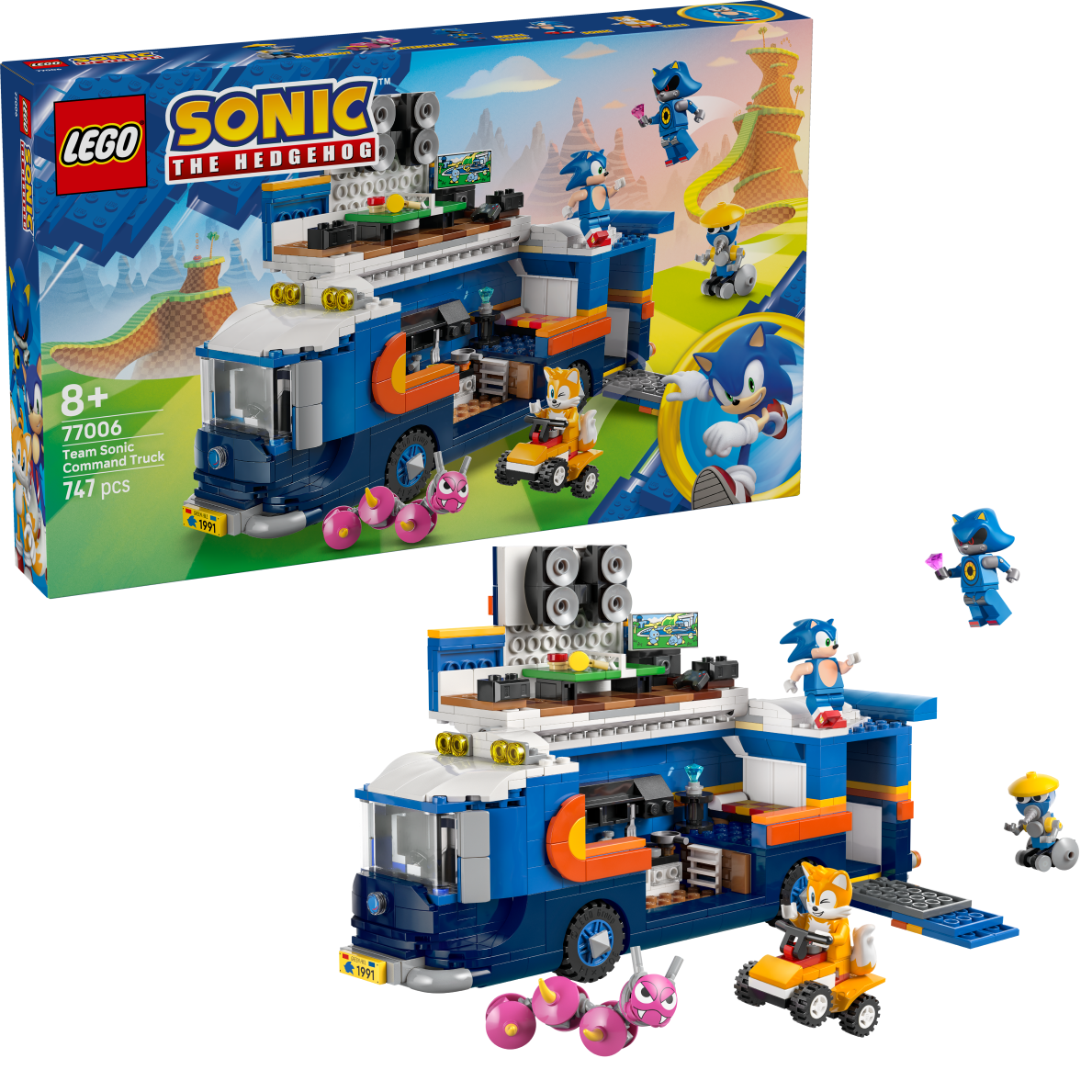 LEGO Team Sonic commandotruck 77006 Sonic (Pre-Order: augustus)