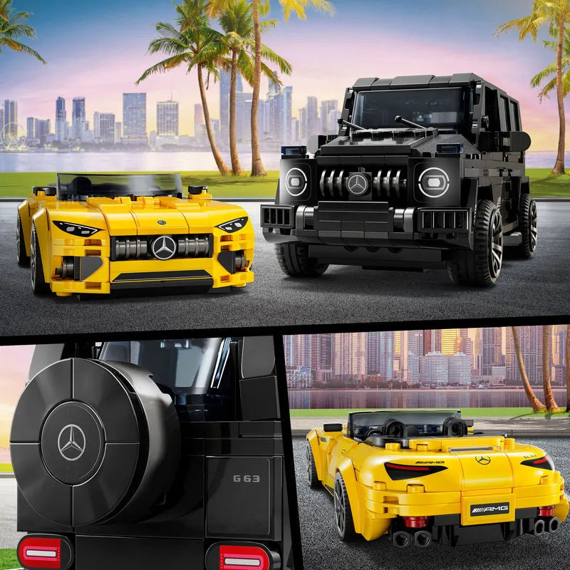 LEGO The Mercedes-AMG GT Roadster 2024 & AMG G 63 G-Wagon 76924 Speedchampions