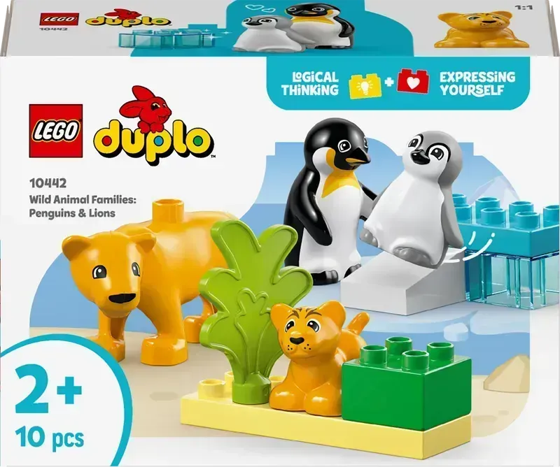 LEGO Wild Animal Families Penguins Lions 10442 DUPLO