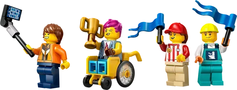 منحدر سرعة ليغو لسيارات السباق 60460 سيتي