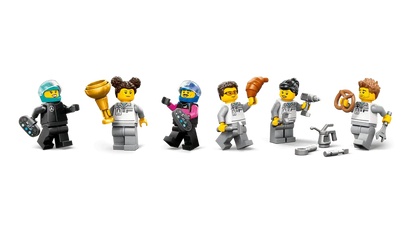 التقت LEGO Pitbox مع سيارة Mercedes AMG en Alpine F1 60444 City