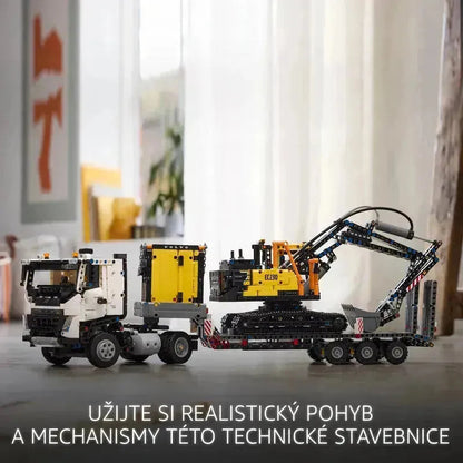 شاحنة ليغو فولفو FMX وEC230 آلة جراف كهربائية 42175 تكنيك