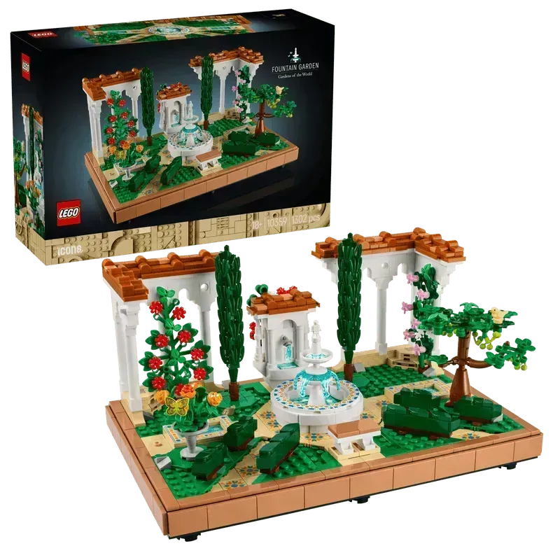 أيقونات حديقة ليغو مع نافورة 10359