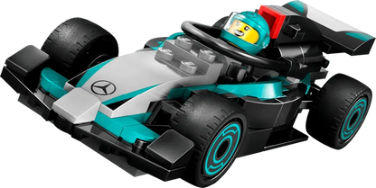 التقت LEGO Pitbox مع سيارة Mercedes AMG en Alpine F1 60444 City