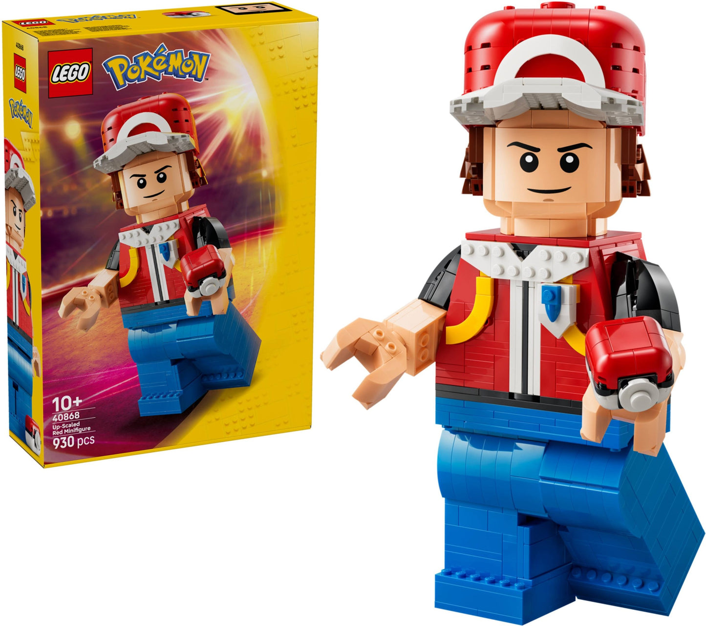 LEGO Up-Scaled Red Minifigure 40868 Pokémon