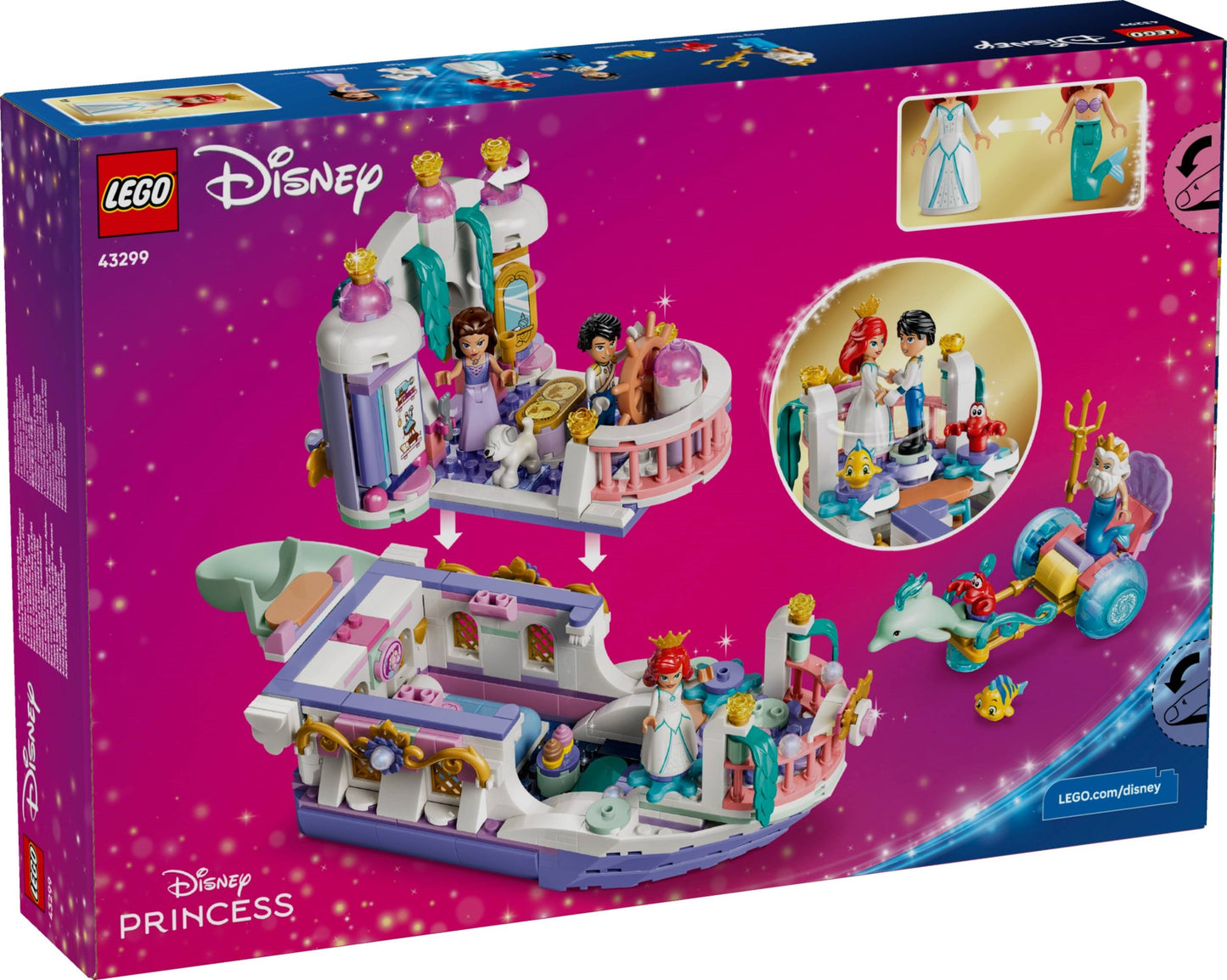 LEGO Ariel's Royal Wedding Boat 43299 Disney