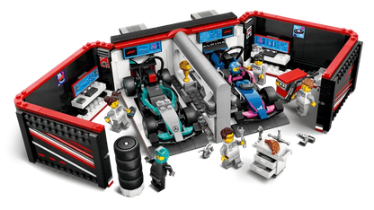 التقت LEGO Pitbox مع سيارة Mercedes AMG en Alpine F1 60444 City