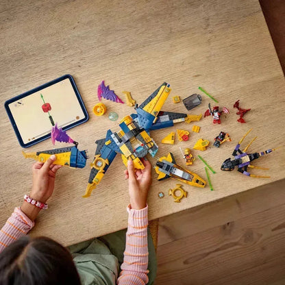 ليجو راس وأرين سوبر ستورم بلاين 71833 نينجاجو