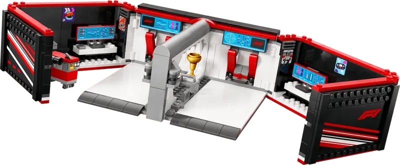 التقت LEGO Pitbox مع سيارة Mercedes AMG en Alpine F1 60444 City