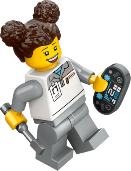 التقت LEGO Pitbox مع سيارة Mercedes AMG en Alpine F1 60444 City