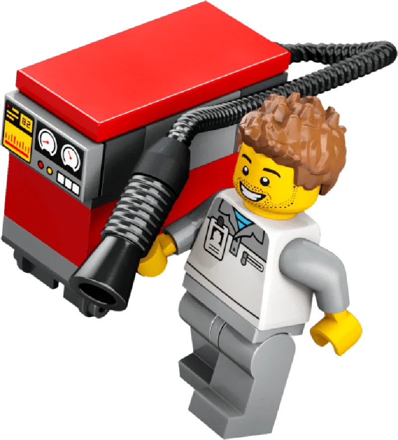 التقت LEGO Pitbox مع سيارة Mercedes AMG en Alpine F1 60444 City