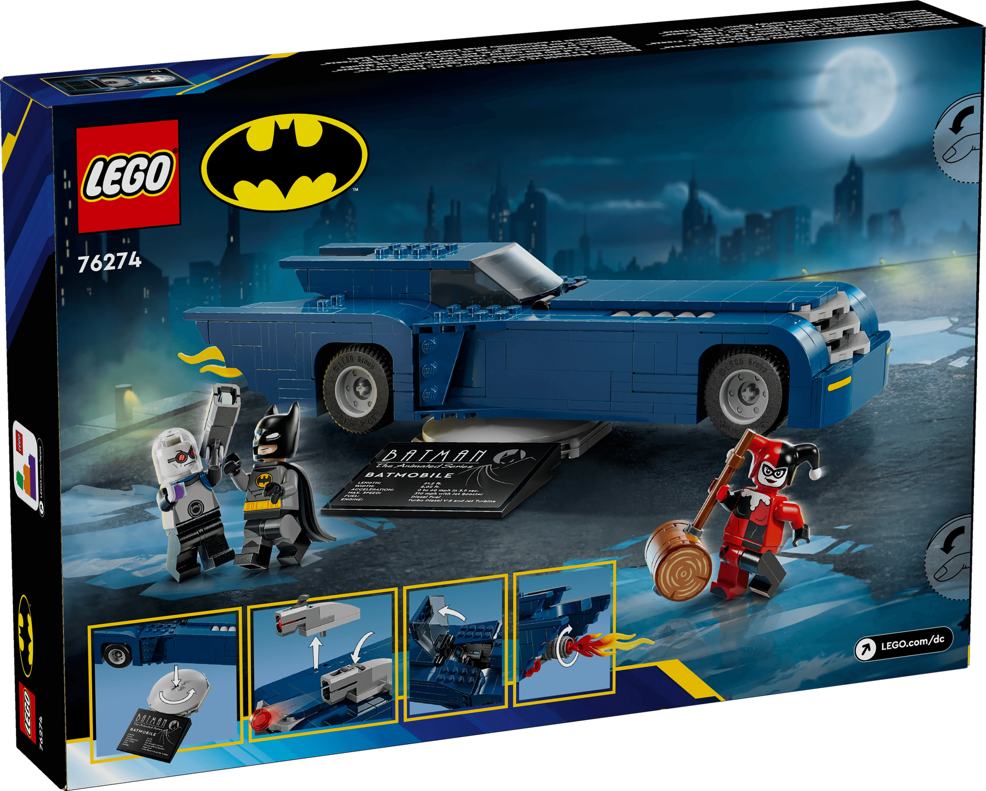 LEGO 76274 Batman: The Animated Series Batmobile vs. Harley Quinn & Mr. Freeze LEGO SUPERHEROES @ 2TTOYS LEGO €. 59.99