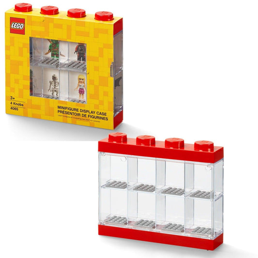 LEGO 8 Minifigure Display Case Red 5006151 Gear | 2TTOYS ✓ Official shop<br>