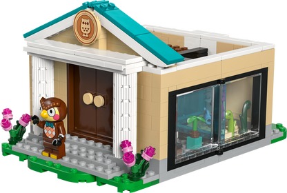 LEGO Owl House Model with Detailed Exterior and Flower Garden for Creative Building Fun