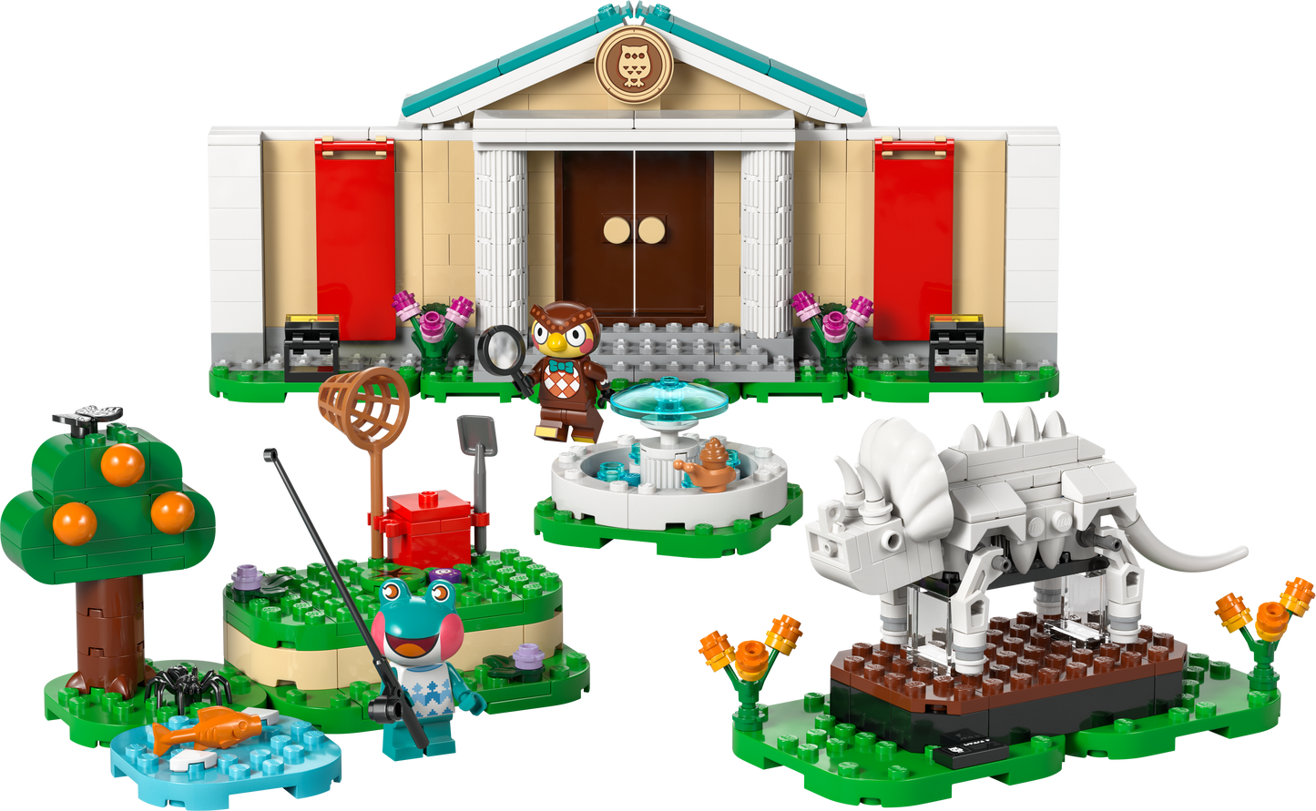 LEGO Animal Crossing Buildable Set with Museum, Characters, and Interactive Accessories