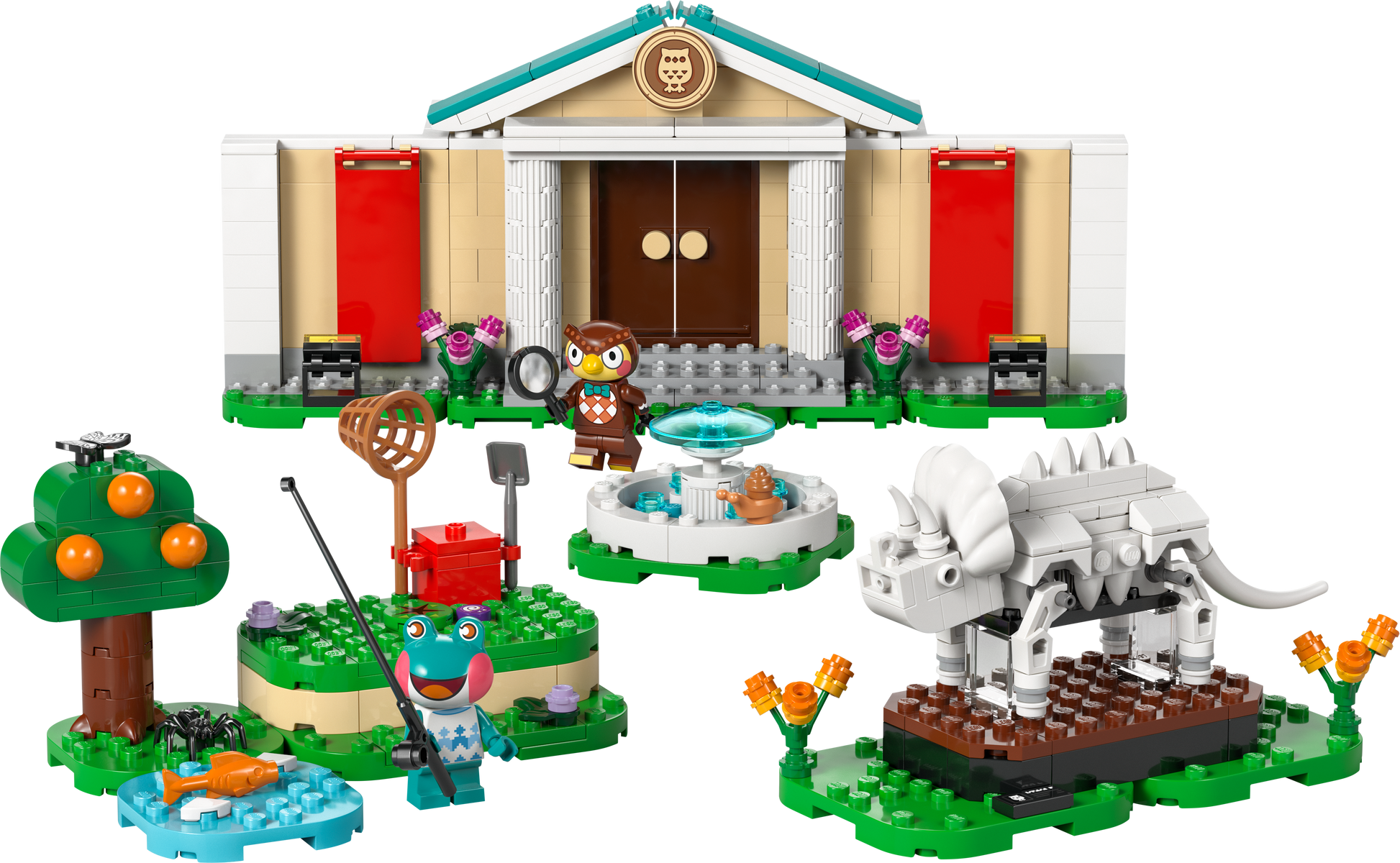 LEGO Animal Crossing Buildable Set with Museum, Characters, and Interactive Accessories