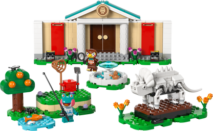 LEGO Animal Crossing Buildable Set with Museum, Characters, and Interactive Accessories