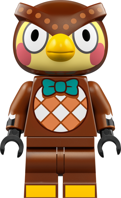 LEGO Owl Minifigure in a Brown Outfit with Whimsical Expressions and Fun Details