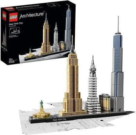 LEGO Architecture 21028 New York City model featuring iconic skyscrapers and landmarks