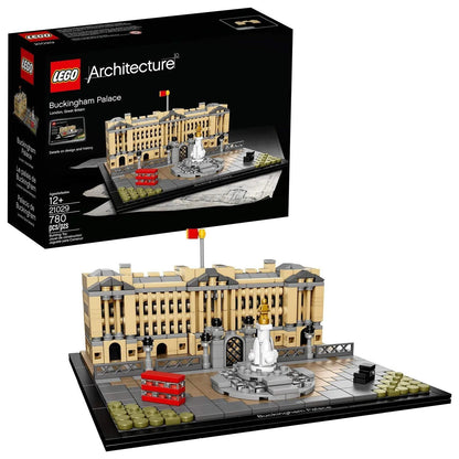 LEGO Architecture 21029 Buckingham Palace model with detailed building and surrounding area