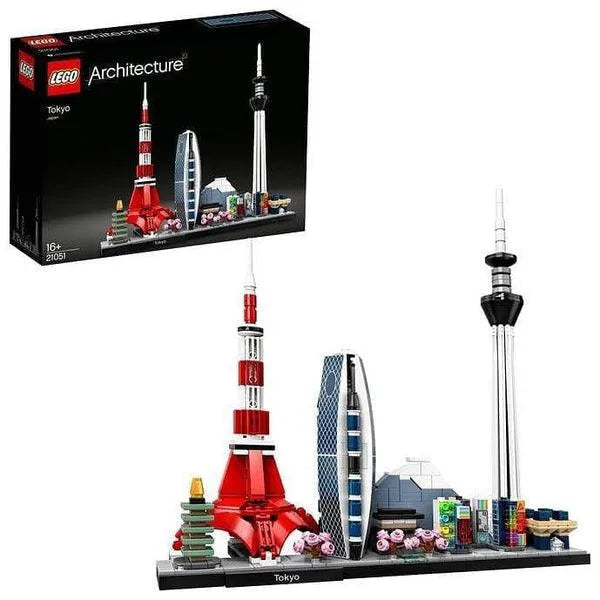 LEGO Architecture 21051 Tokyo Skyline Model Featuring Iconic Landmarks in Detailed Design