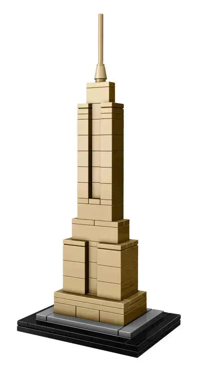 LEGO Architecture Empire State Building building model with detailed brick design and sturdy base