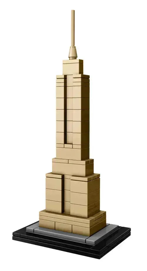 LEGO Architecture Empire State Building building model with detailed brick design and sturdy base