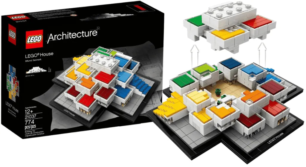 LEGO Architecture LEGO House model kit with colorful building blocks and detailed design